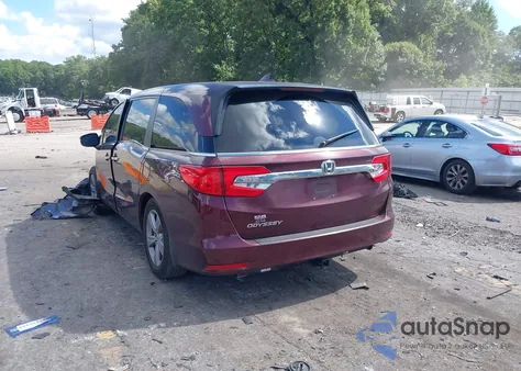 2018 Honda Odyssey Ex из США, поврежденный, VIN 5FNRL6H59JB061545